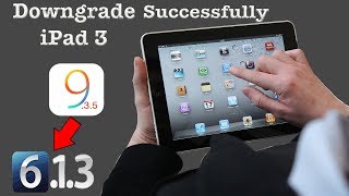 How To Downgrade iPad 3 iOS 935 Back To 613 Successfully [upl. by Colwen]