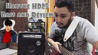 HARTKE HD25Bass Amp Review OMji  Mighty Ji [upl. by Jenda]