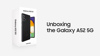 Galaxy A52 5G Official Unboxing  Samsung [upl. by Johst327]