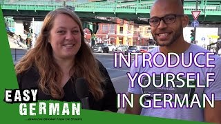 Introduce yourself in Slow German  Super Easy German 1 [upl. by Deedee]