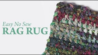 Easy No Sew Rag Rug [upl. by Gabi982]