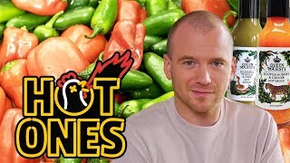 How to Make Hot Sauce  Hot Ones Extra [upl. by Dihgirb]