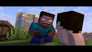 Steve meets baby Herobrine Minecraft animation Beelzebub parody [upl. by Uamak]