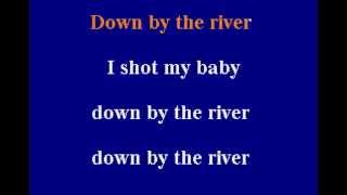 Neil Young  Down By The River  Karaoke [upl. by Ydnem]