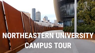 NORTHEASTERN UNIVERSITY TOUR  BOSTON CAMPUS [upl. by Yaj]