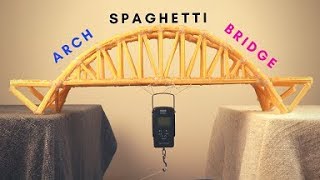 Making a Spaghetti Bridge and Testing it 🍝 [upl. by Raymund]