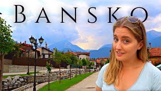 Bansko  Bulgaria Summer Travel Vlog [upl. by Llerol]