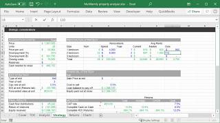 Spreadsheet  Multifamily Property Analyzer [upl. by Wier466]