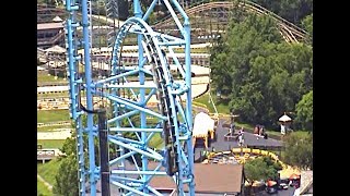 Mr Freeze Reverse Blast Rare Rollback  Six Flags St Louis [upl. by Batory25]