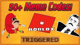 50 Roblox Meme CodesIDs 2020 [upl. by Yemiaj]