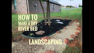 Landscaping How To Make A Dry River Bed [upl. by Errehs323]