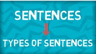 What is Sentence  Type of Sentences  Four Types [upl. by Hannazus479]