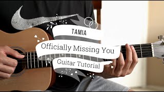 Officially Missing You  Tamia Guitar Tutorial HD [upl. by Assenahs]