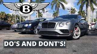 Bentley Buyers Guide Flying Spur GTC and GT V8S Comparison [upl. by Acissej]