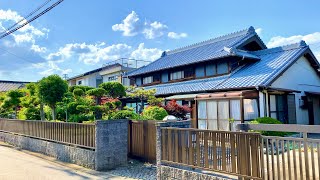 4K Japan Walk  Japanese Countryside Village  Neighborhood Walking Tour in Suburban Nagoya [upl. by Eixel]