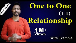 Lec16 One to One relationship in DBMS in Hindi [upl. by Ecirtaemed]