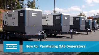 How to Paralleling QAS Generators  Atlas Copco Power Technique NA [upl. by Sherl386]