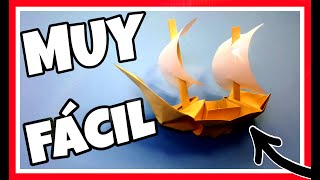 ✅ Como Hacer un Barco PIRATA de papel FACIL Paso a Paso 【ORIGAMI】 [upl. by Siberson]