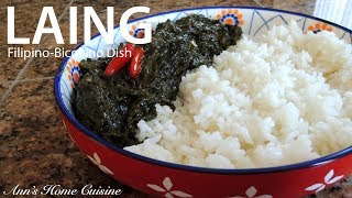 LAING Recipe  super delicious FilipinoBicol food [upl. by Alyl]