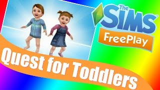 Sims Freeplay  Quest for Toddlers Walkthrough amp Tutorial [upl. by Milo]