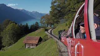 Spektakuläre Zahnradbahn  Die BrienzRothornBahn in der Schweiz [upl. by Adnolaj645]