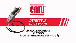 CATU VAT AVEC UN DETECTEUR DE TENSION [upl. by Radnaxela]