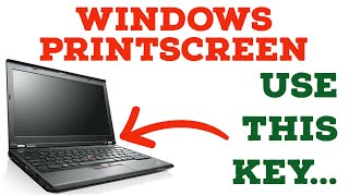 How to Print Screen Screenshot on a Windows Laptop [upl. by Carolynn]