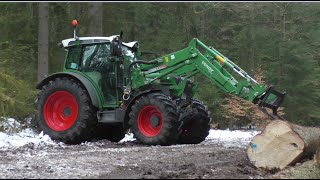 Waldarbeiten 2015 Fendtpower im Einsatz [upl. by Tara]