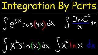 Integration By Parts [upl. by Jarek822]