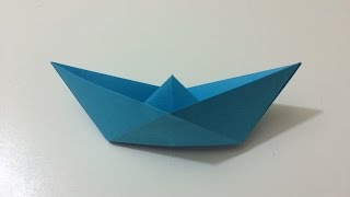 COMO HACER UN BARCO DE PAPEL TUTORIAL PAPIROFLEXIA ORIGAMI [upl. by Ezequiel]