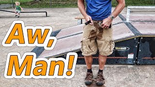 I PEED ON THE SKATE PARK [upl. by Chadd840]