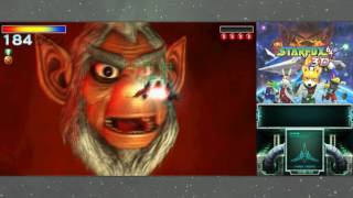 Star Fox 64 3D  Final Star Wolf amp Andross Boss Fight Hard Route [upl. by Mcclenon]