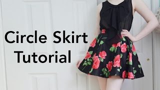 How to Make a Circle Skirt  Tutorial [upl. by Aksoyn]