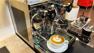 Profitec Pro 600  Latte Workflow [upl. by Uliram]