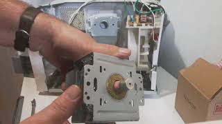 Checking and Replacing Magnetron in a Microwave  Runs but no heat [upl. by Idnem484]