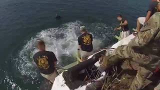 US Army Divers Reenlist on the USS Arizona [upl. by Judson]