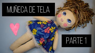 Cómo hacer una muñeca de tela fácil [upl. by Woodhead210]