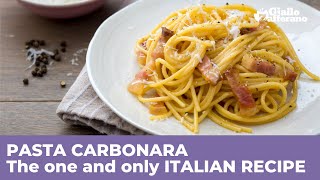 HOW TO MAKE the REAL ITALIAN CARBONARA  Original recipe [upl. by Cornew]