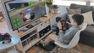 Simulador Conducción PS4 😍Logitech G29 con cambio manual y Pruebo un 🚀BMW M5 trucado con 800cv🤣 [upl. by Hutton956]