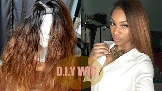 Tutorial V U Part Wig ft Aliexpress Hair PART 2 [upl. by Hairahcez]