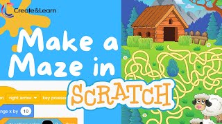 How to Make a Maze in Scratch Scratch Coding Lessons 🎉 [upl. by Ecnaled]