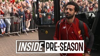 Inside PreSeason  Behind the scenes from Mo Salahs Liverpool debut  Tunnel Cam v Wigan [upl. by Ressan]