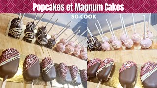 Comment faire des Popcakes et des Magnum cakes [upl. by Ednew]