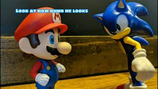 Sonic meets Nendoroid Mario Stop Motion [upl. by Anoyk]