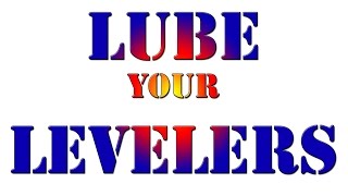 RV Maintinence Tip Lube your hydraulic Levelers [upl. by Ardnossak]