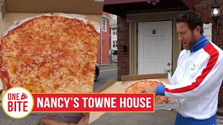 Barstool Pizza Review  Nancys Towne House Rahway NJ [upl. by Odlonyer781]