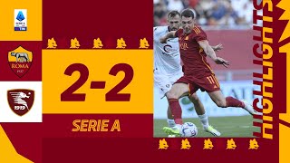 Roma 22 Salernitana  Serie A Highlights 202324 [upl. by Idnahr49]