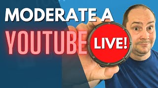 How To Moderate A YouTube Live Stream  Live Demo [upl. by Mailliw]