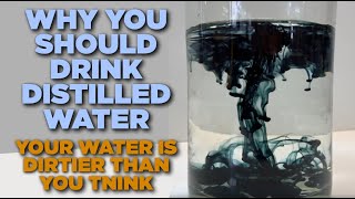 Tap Water Analysis  Three Reasons Why I Drink Distilled Water [upl. by Idnyl]