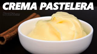 Cómo hacer Crema Pastelera fácil y rápida [upl. by Aizahs]